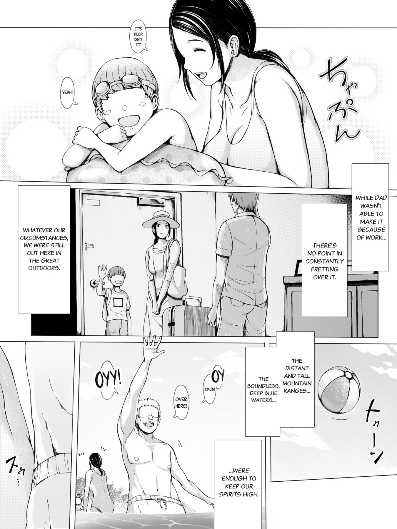 Hentai Manga Comic-The Mother Fucker -The Time When a Gentle Mother Was Targeted By a Young Womanizer--Read-6